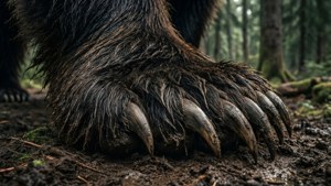 Grizzly Paw Close-Up