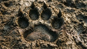 Grizzly Paw Print Mud