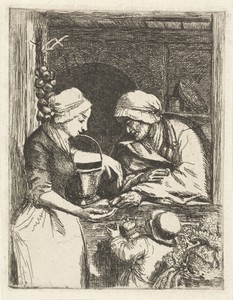 Groenteverkoopster
