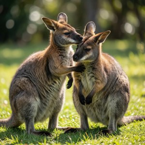Grooming Wallabies
