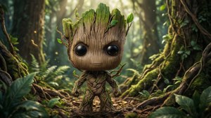 Groot in the Forest