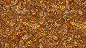 Groovy 70s Wavy Pattern
