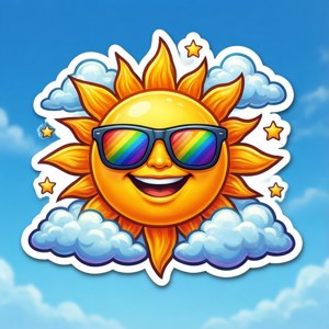 Groovy Sun Smile