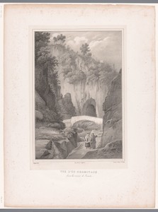 Grot van een kluizenaar in de ravijnen bij Sorrento