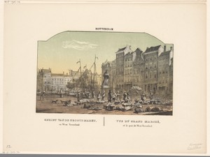 Grote markt in Rotterdam