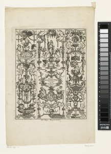 Grotesken met Neptunus en Minerva