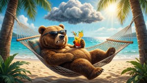 Grumpy Beach Vacation