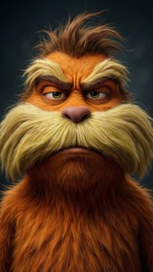 Grumpy Lorax Portrait