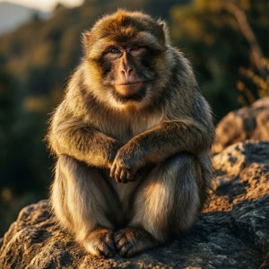 Grumpy Macaque