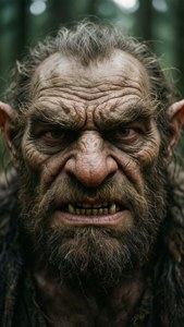 Grumpy Old Troll Portrait