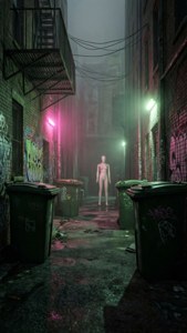 Grunge Alleyway Mannequin