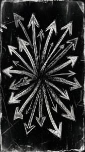 Grunge Arrow Cluster