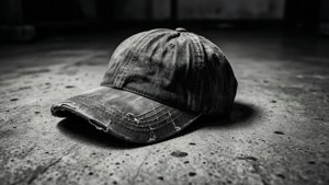 Grunge Cap Monochrome