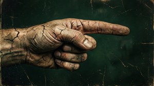 Grunge Cracked Hand