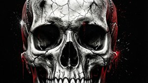 Grunge Dark Skull