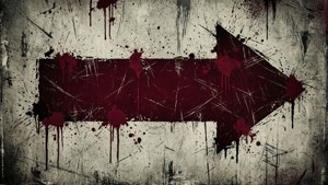 Grunge Distressed Arrow