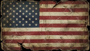 Grunge Flag Distressed