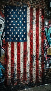 Grunge Flag Urban