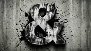 Grunge Ink Ampersand