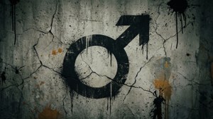Grunge Male Symbol