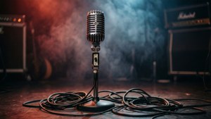 Grunge Microphone