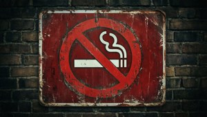 Grunge No Smoking Wall