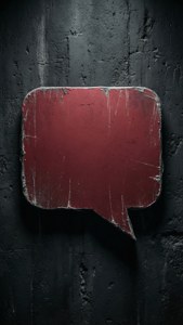 Grunge Red Bubble