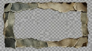 Grunge Ripped Paper Border