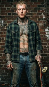 Grunge Skateboarder