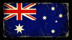 Grunge Texture Flag