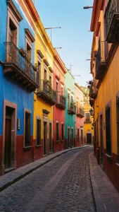 Guanajuato Colorful Alley