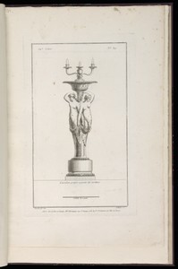 Guéridon propre à porter des torchères