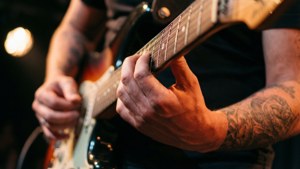 Guitar Hands Close-up
