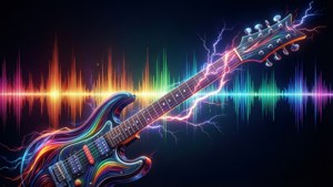Guitar Hero Music Abstract