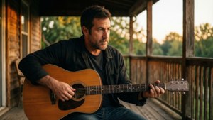 Guitar Serenade Sunset