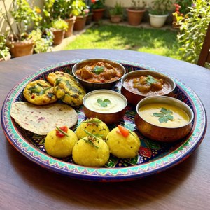 Gujarati Delight Thali