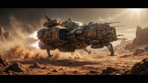 Gunship Landing