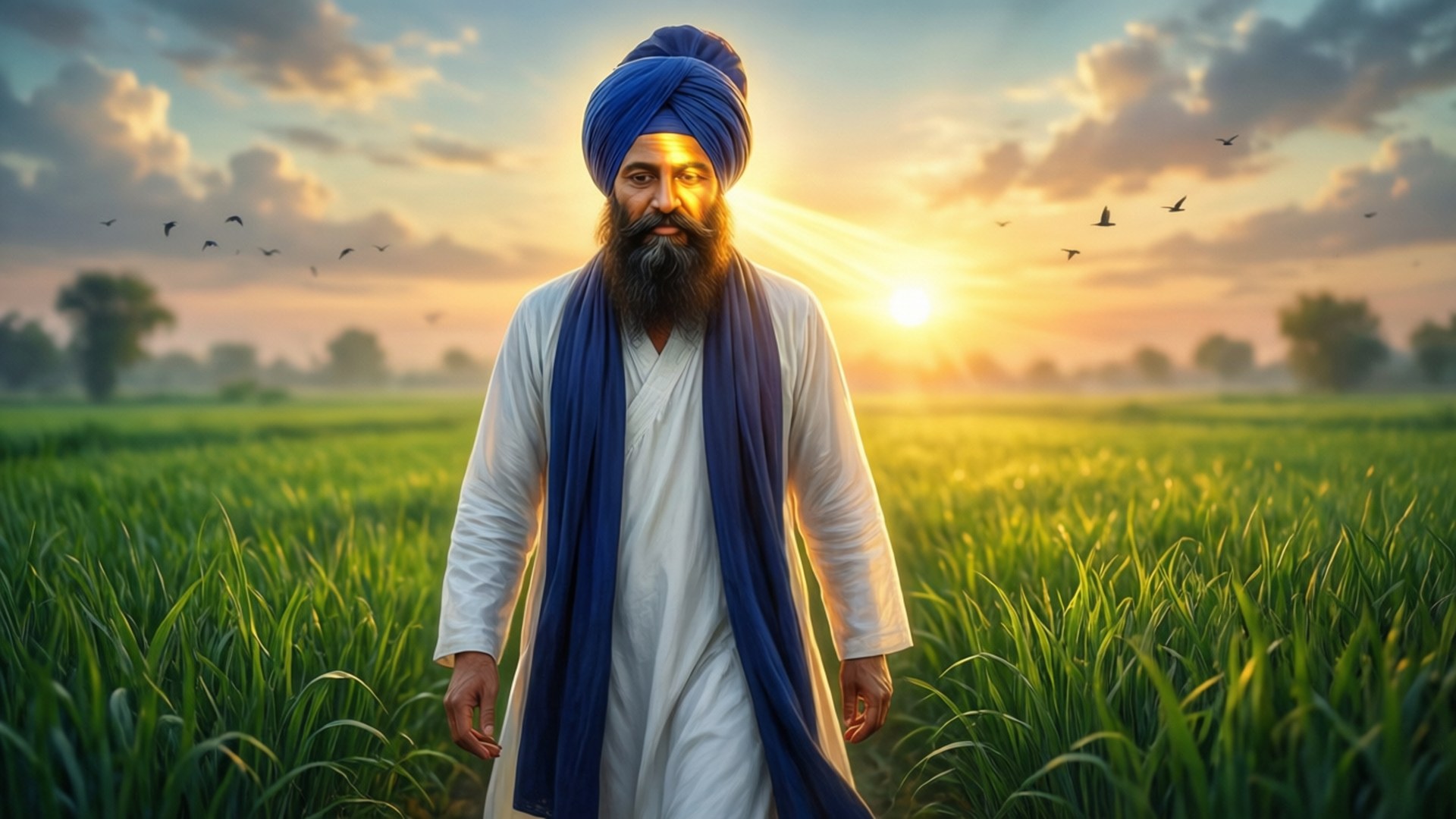 Guru Nanak Dawn Walk by Wallpapers.art Studio