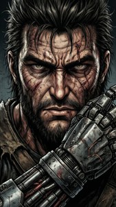 Guts Intense Portrait