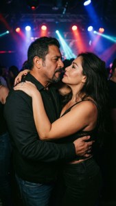 Guzman and Lucrecia Club Embrace