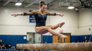 Gymnast in Action