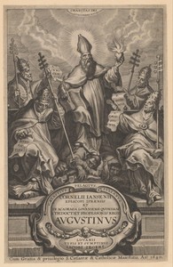 H. Augustinus met brandend hart
