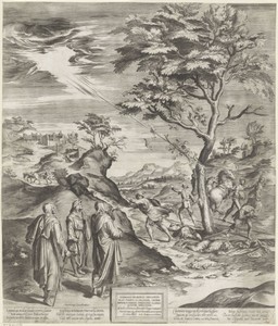 H. Filippus Benizi van de Servieten straft de godslasteraars