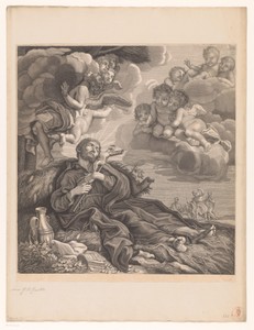 H. Franciscus Xaverius met kruisbeeld in het stro