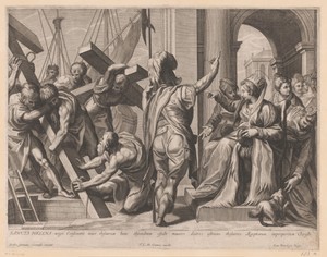 H. Helena en de opgraving van de drie kruisen van Golgota