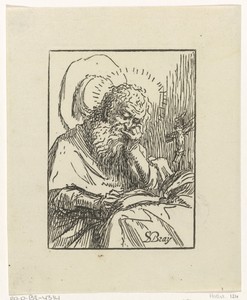 H. Hieronymus lezend in een boek