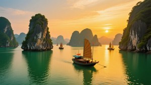 Ha Long Bay Sunset