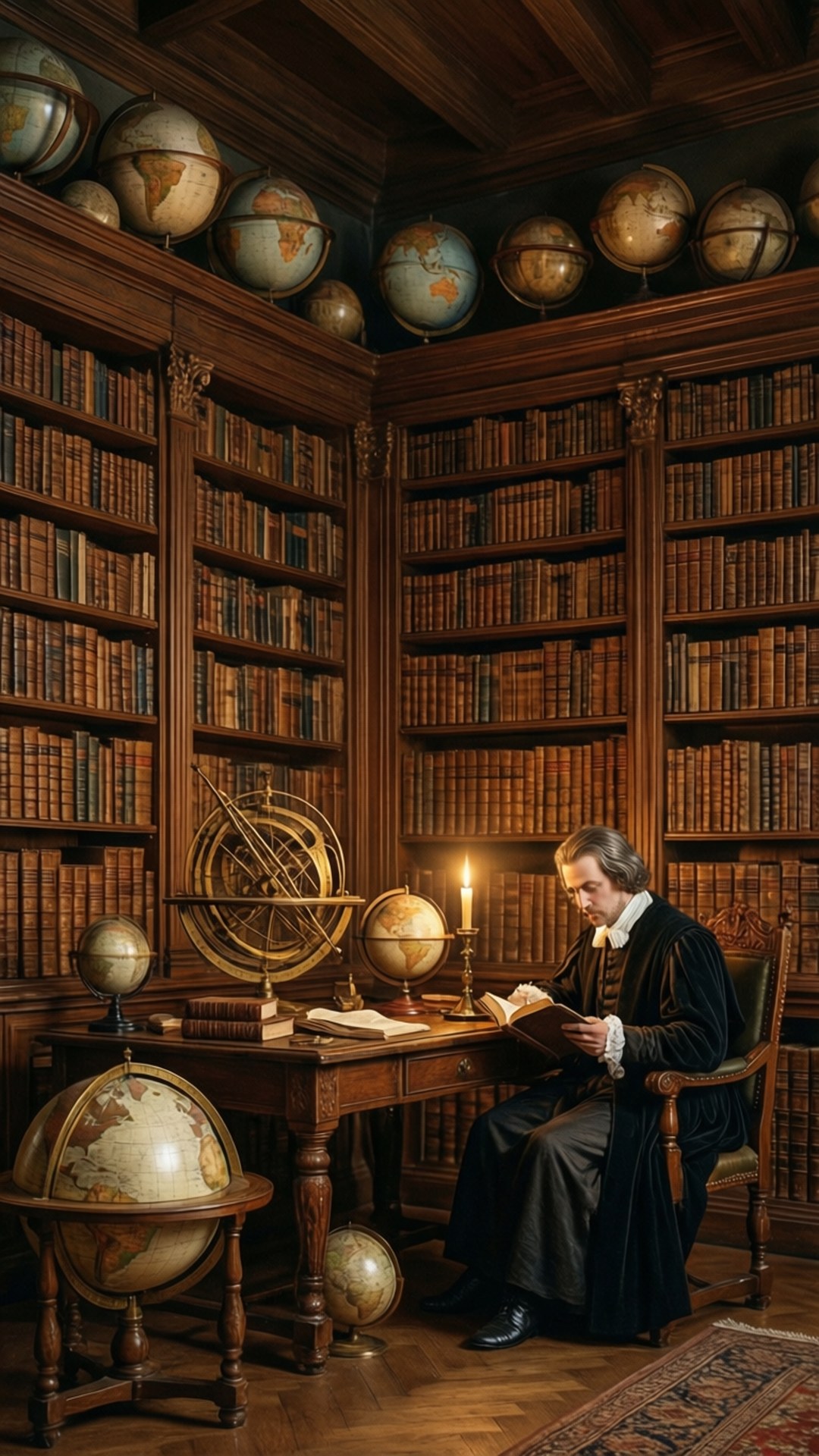 Habsburg Scholar Library by Wallpapers.art Studio
