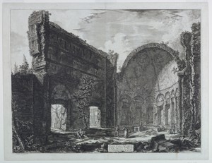 Hadrian's Villa near Tivoli, "Le Vedute di Roma" (1748-1778)