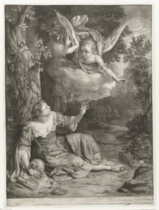 Hagar en Ismaël in de wildernis